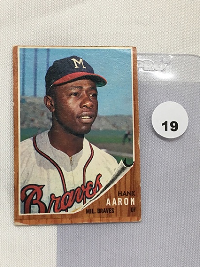1962 Topps 320, Hank Aaron