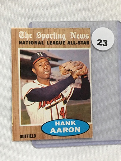 1962 Topps 394, Hank Aaron (All-Star)