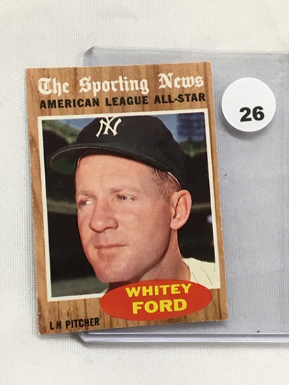 1962 Topps 473, Whitey Ford (All-Star)