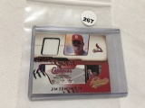 Fleer 2002 Jim Edmonds Jersey Card