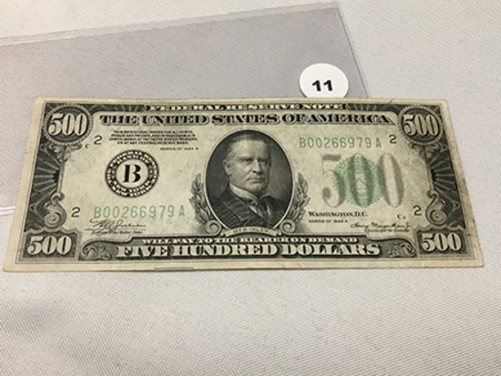 1934-A $500 Bill