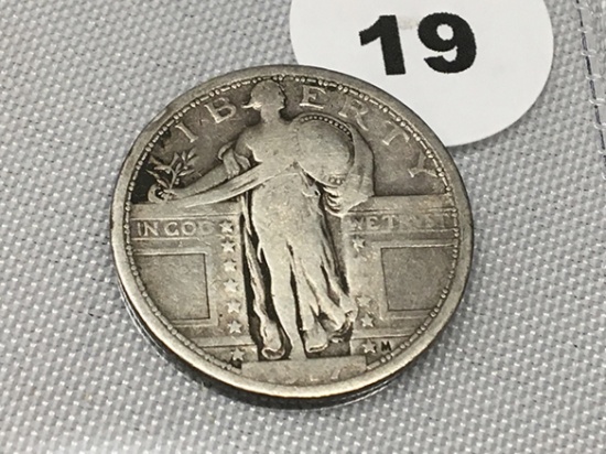 1917 T-1 Standing Liberty Quarter