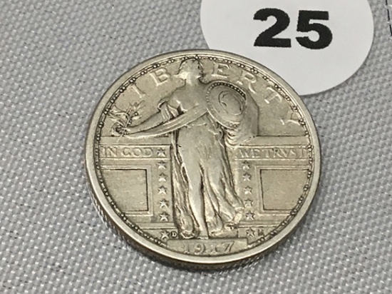 1917-D Standing Liberty Quarter