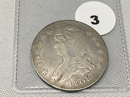1808 Bust Half