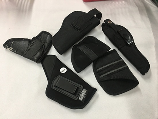 NO SHIPPING! 5 Pistol Holsters