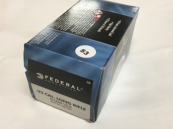 NO SHIPPING! 500 Rds, 22 Cal, LR
