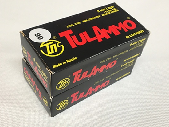 NO SHIPPING! 100 Rds 9 MM Luger, 115 grain