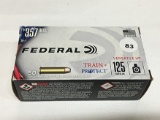 NO SHIPPING! 50 Rds 357 Magnum, 125 grain