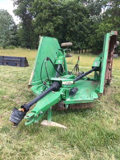 JD HX15 Rotary Cutter, 1000 PTO, Front Safety Chains, Ser#WOHK15F005525