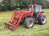 1992 Case IH 5240 Maxxum, 4WD Cab Tractor, 100 hp, 5.9L 6 cyl Diesel