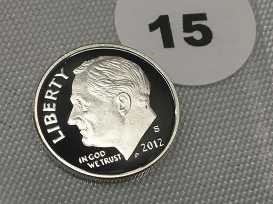 2012-S Silver Proof Roosevelt Dime