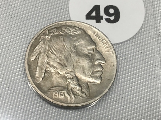 1913 V-2 Buffalo Nickel