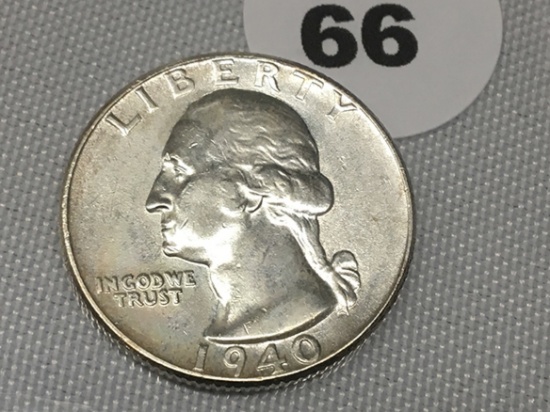1940 Washington Quarter