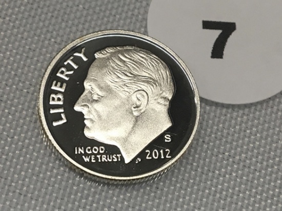 2012-S Silver Proof Roosevelt Dime
