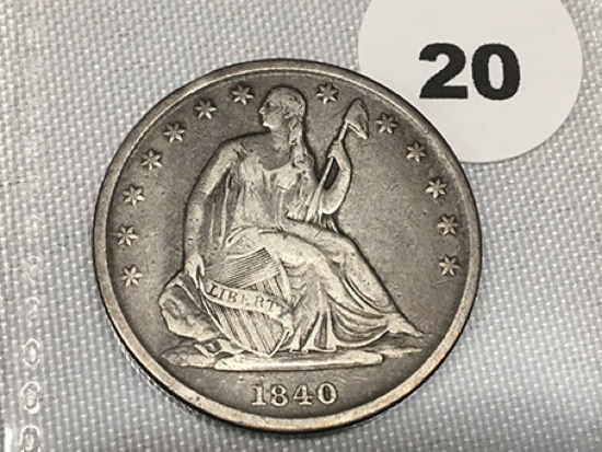 1840-O Seated Half