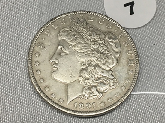 1891 Morgan Dollar