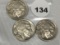 1937, 37-D, 37-S Buffalo Nickels