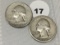1934, 34-D Washington Quarters