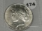1924 Peace Dollar, UNC
