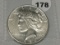 1926-S Peace Dollar, UNC