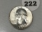 1952 Washington Quarter, UNC