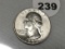 1953 Washington Quarter, UNC