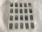 Lot of (20) One Ounce Silver Bars