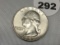 1957-D Washington Quarter, UNC