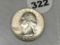1960-D Washington Quarter, UNC