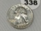 1962 Washington Quarter, UNC