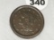 1854 Large Cent