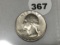 1965 Washington Quarter, UNC