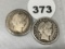 1914, 14-S Barber Dime