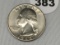 1968 Washington Quarter, UNC