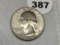 1968-D Washington Quarter, UNC