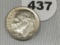 1957-D Roosevelt Dime, UNC