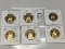 Lot of (6) 2004-S Proof Sacagawea Dollars