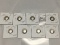 Lot of (8) Proof Roosevelt Dimes (Teens)