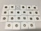 Lot of (21) Barber Dimes