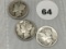 1928, 28-D, 28-S Mercury Dimes