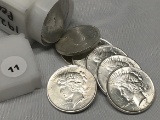 Roll of (20) 1922 Peace Dollars, AU/UNC