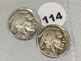 1934, 34-D Buffalo Nickels