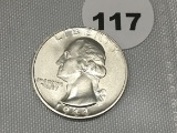 1944-S Washington Quarter UNC/BU