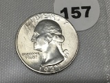 1947-D Washington Quarter UNC/BU