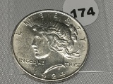 1924 Peace Dollar, UNC