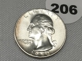 1950-S Washington Quarter, UNC