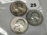 1935, 35-D, 35-S Washington Quarters