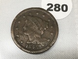 1845 Large Cent
