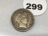 1907 Barber Dime