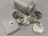 Roll of (20) 1922 Peace Dollars, AU/UNC